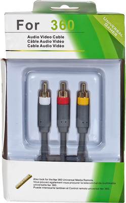 

Universal Games TV-out Cable AV XBOX-360(Grey, For Xbox, 2 m)