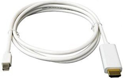 

C&E TV-out Cable 15-Feet Gold Plated Premium Mini Display Port to HDMI Male to Male(White, For Computer, 4.572 m)