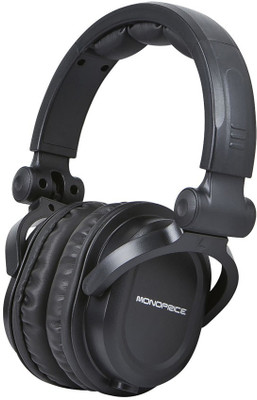 

C&E TV-out Cable Premium Hi-Fi DJ Style Over-the-Ear Pro Headphone with Mic(Black, For Mobile)