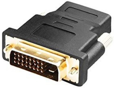 C&E  TV-out Cable HDMI Female to DVI-D Male Adapter Black(Black, For Computer) at flipkart
