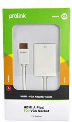 

Prolink TV-out Cable MP299-0200(White, For Computer)