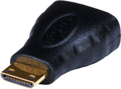 

C&E TV-out Cable HDMI® Mini Connector Male to HDMI® Connector Female Adapter(Black, For Computer)