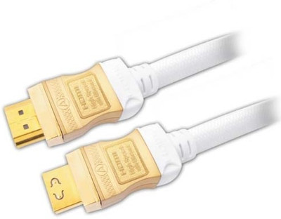

MX TV-out Cable HDMI 19 Pin Male To HDMI 19 Pin Male Cord (1.4 V Lock Type) Heavy - 1.5 Mtr : 3134(White, For Home Theater)