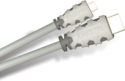 

Amkette TV-out Cable HDMI Cable 2.5m with Ethernet(White, For Computer)