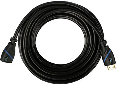

C&E TV-out Cable High Speed HDMI Extension Male to Female 50 Feet, 3 Packatest Specification Cable, 3 Pack(Black, For Xbox, 15.24 m)