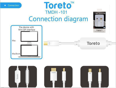 

Toreto TV-out Cable TMDH - 101(Toreto, For MacBook, 1.2 m)