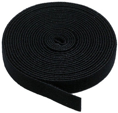 

C&E TV-out Cable Hook & Loop Fastening Tape 5 yard/roll, 0.75-inch - Black(Black, For TV)