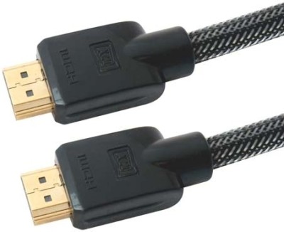 

MX TV-out Cable HDMI 19 Pin Male To HDMI 19 Pin Male 1.4v Cord - 1.5 Mtr (Pin Gold Plated)-3110(Black, For Home Theater)