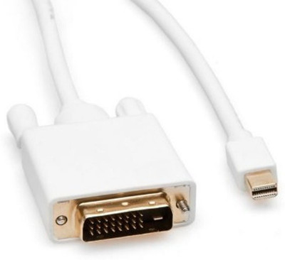 

C&E TV-out Cable 6 Feet Mini DisplayPort to DVI Male Adapter Cable for Apple Laptops(Withe, For Computer, 1.8288 m)