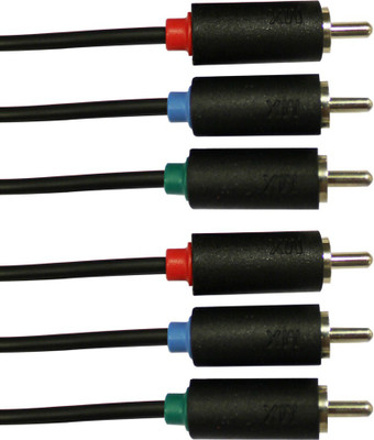 

MX TV-out Cable 3 Rca Plugs To 3 Rca Plugs Cord - 1.5 Meter : 3380(Black, For Home Theater)
