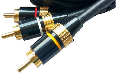 

ROQ TV-out Cable 3 RCA To 3 RCA Cord - 12 feet(Black, For TV, 3.65 m)