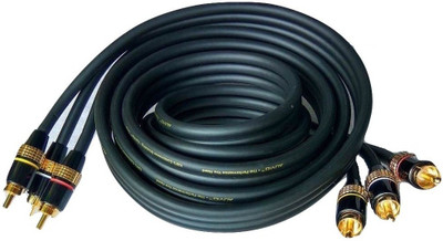 

FKU TV-out Cable 3 RCA TO 3 RCA CORD - 6 FEET(Black, For TV)