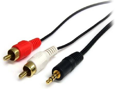 

SKYTECH TV-out Cable 3.5 G AV-AUX(Black, For Home Theater)