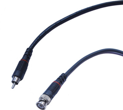 

Krown TV-out Cable RCA Male to BNC Male 8 Meter(Black, For DVD, 8 m)