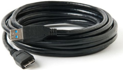 

C&E TV-out Cable 9.8-feet USB 3.0 A Male to Micro B Male Cable, Black [Personal Computers](Black, For Computer, 2.98704 m)