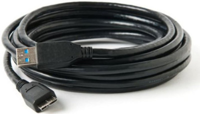 

C&E TV-out Cable 9.8-feet USB 3.0 A Male to Micro B Male Cable, Black(Black, For Computer, 3.048 m)