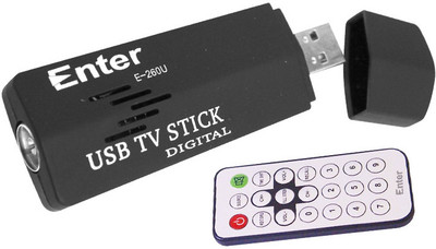 

Enter USB Stick E 260U TV Tuner Card(Black)