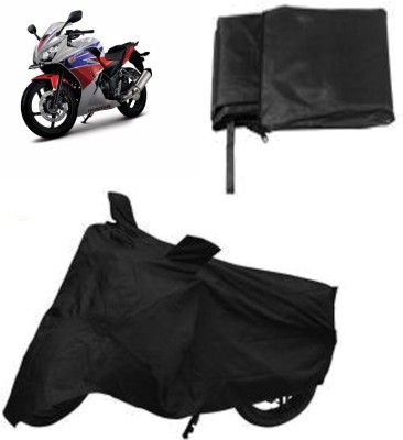 CapeShoppers Two Wheeler Cover for Honda(Black)