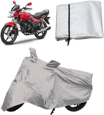 

Capeshoppers Two Wheeler Cover for Hero(Silver)