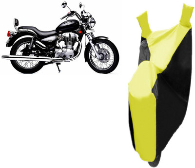 

Bristle Two Wheeler Cover for Royal Enfield(Bullet 350, Yellow, Black)