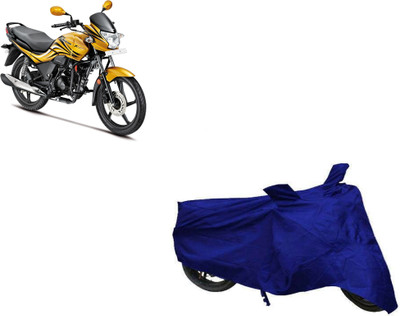 HD Decor Two Wheeler Cover for Hero(Passion, Blue)