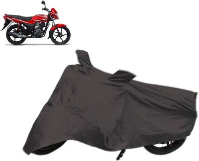 Auto Wheel Garage Two Wheeler Cover for Bajaj(Platina 100 DTS-i, Grey)