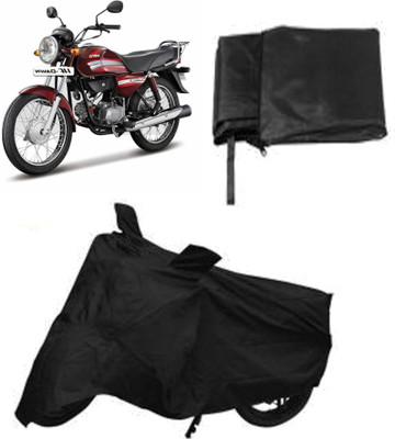

Capeshoppers Two Wheeler Cover for Hero(Black)