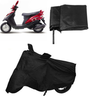 CapeShoppers Two Wheeler Cover for Mahindra(Black)