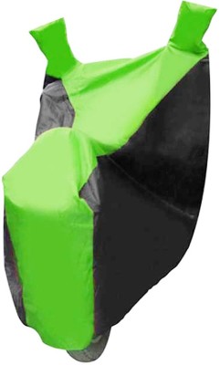 AUTO PEARL Two Wheeler Cover for Bajaj(Discover 125 DTS-i, Green, Blue)