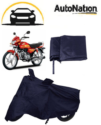 

Autonation Two Wheeler Cover for Hero(HF Deluxe, Blue)