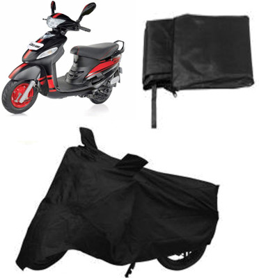 CapeShoppers Two Wheeler Cover for Mahindra(Black)