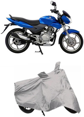 

Taxton Two Wheeler Cover for Bajaj(DTS-i, Silver)