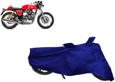 The Auto Home Two Wheeler Cover for Royal Enfield(Continental GT, Blue)