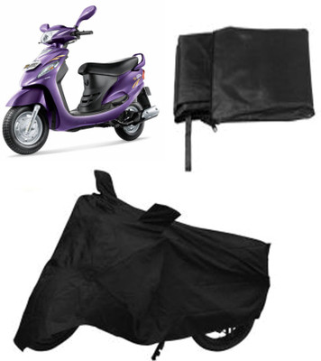 CapeShoppers Two Wheeler Cover for Mahindra(Black)