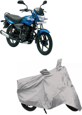 MYTECH Two Wheeler Cover for Bajaj(Platina 100 DTS-i, Silver)