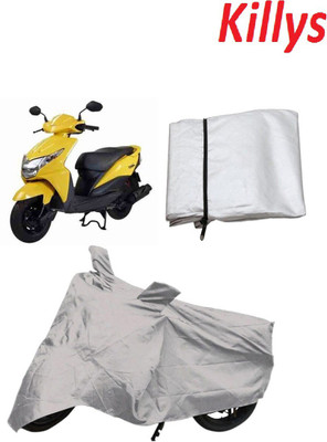 

Killys Two Wheeler Cover for Honda(Dio, Silver)