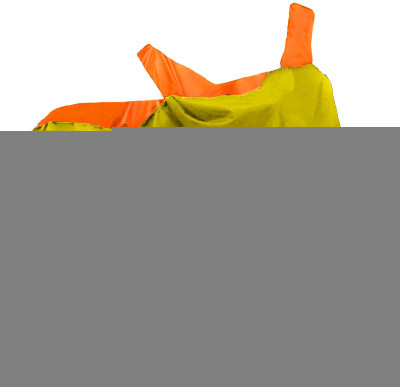 AutoKitt Two Wheeler Cover for Hero(CBZ Extreme, Orange, Yellow)