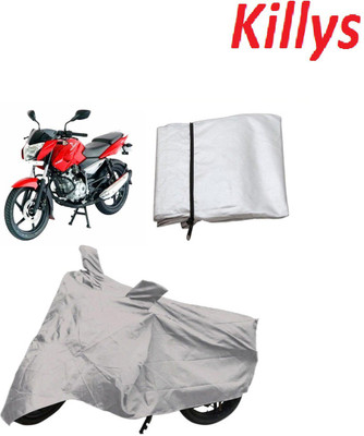 

Killys Two Wheeler Cover for Bajaj(Pulsar 135 LS DTS-i, Silver)