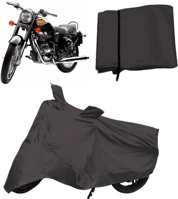 

Capeshoppers Two Wheeler Cover for Royal Enfield(Grey)