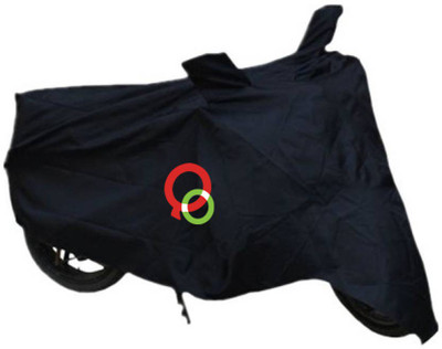 

Queenoverseas Two Wheeler Cover for Honda(Trigger, Black)