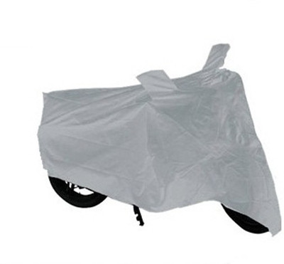 

Eshopitude Two Wheeler Cover for Bajaj(Platina, Silver)
