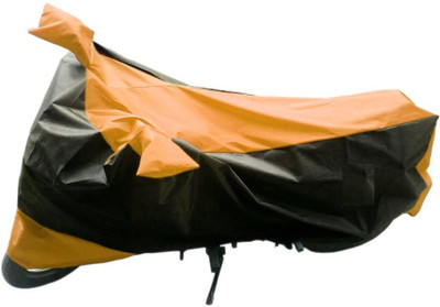 roadPlus Two Wheeler Cover for Mahindra(Flyte, Orange, Black)