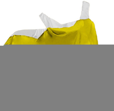 Cartwheel Two Wheeler Cover for Suzuki(Sling Shot Plus, Silver, Yellow)