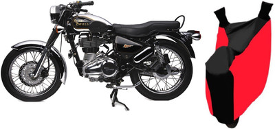 

Techmaster Two Wheeler Cover for Royal Enfield(Bullet 350, Red, Black)