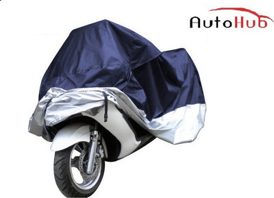 

Auto Hub Two Wheeler Cover for Suzuki(Hayate, Silver, Blue)