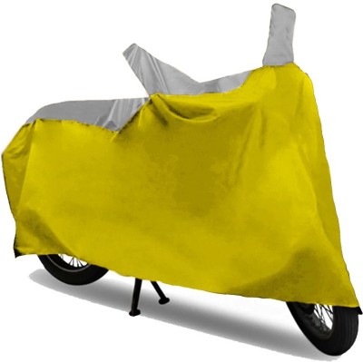 AutoKitt Two Wheeler Cover for Bajaj(Pulsar 150 DTS-i, Grey, Yellow)