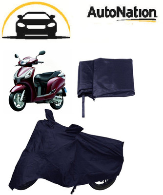 

Autonation Two Wheeler Cover for Honda(Aviator, Blue)