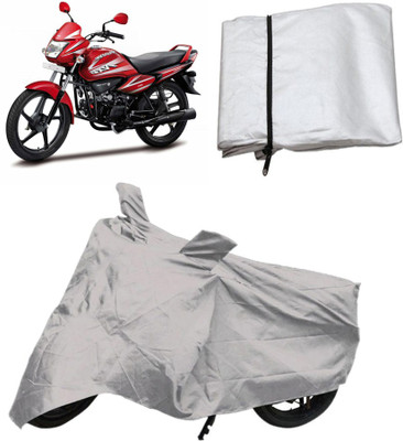 

Capeshoppers Two Wheeler Cover for Hero(Silver)