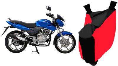 

Next Zone Two Wheeler Cover for Bajaj(Discover 100 DTS-i, Red, Black)