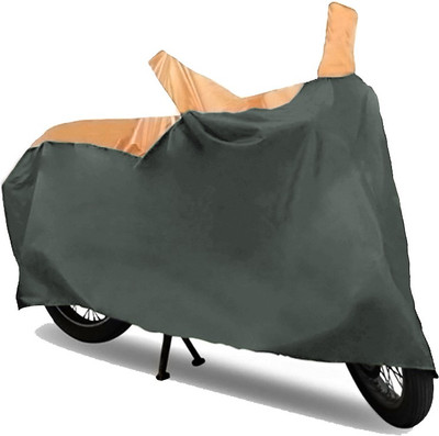 

GoldCartz Two Wheeler Cover for Hero(Splendor Pro, Beige, Grey)